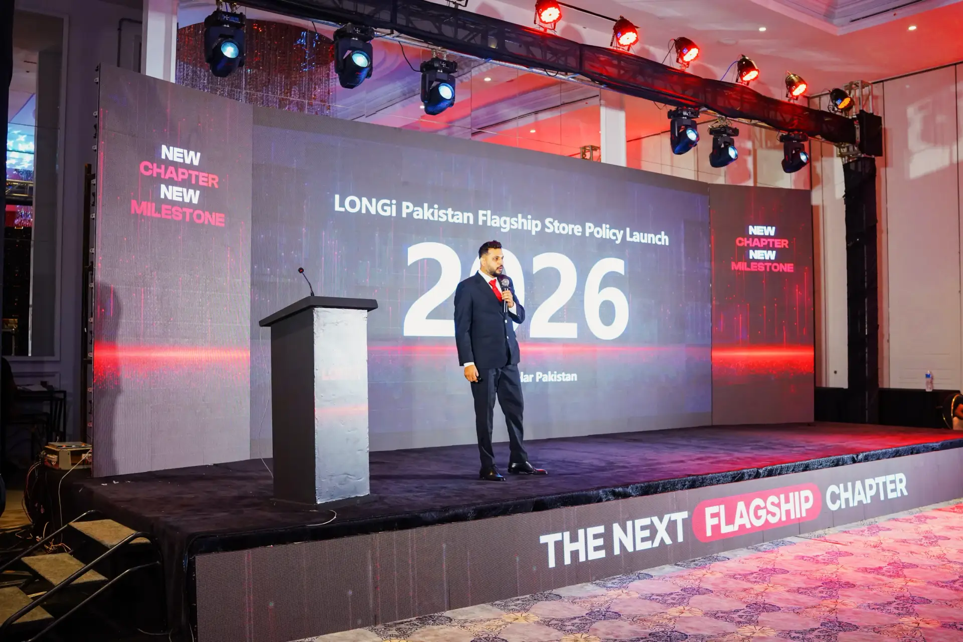 LONGi corporate event Lahore at Nishat Hotel